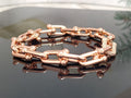 TIFFANY & CO. HARDWEAR BRACELET PINK GOLD AND SILVER DIAMOND