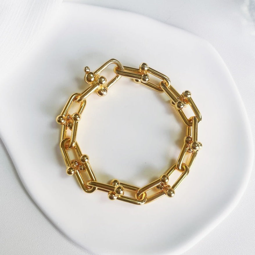 TIFFANY & CO. HARDWEAR GOLD BRACELET