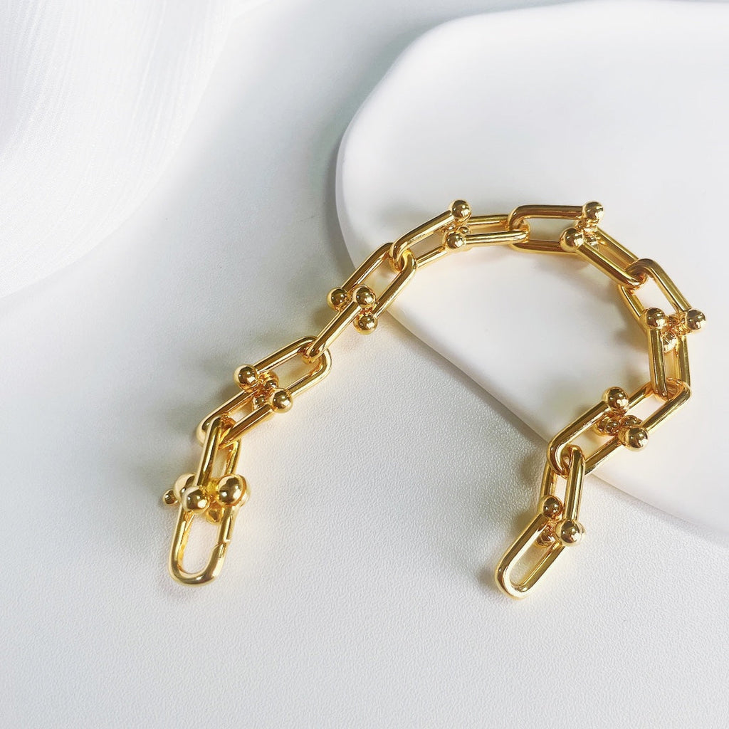 TIFFANY & CO. HARDWEAR GOLD BRACELET