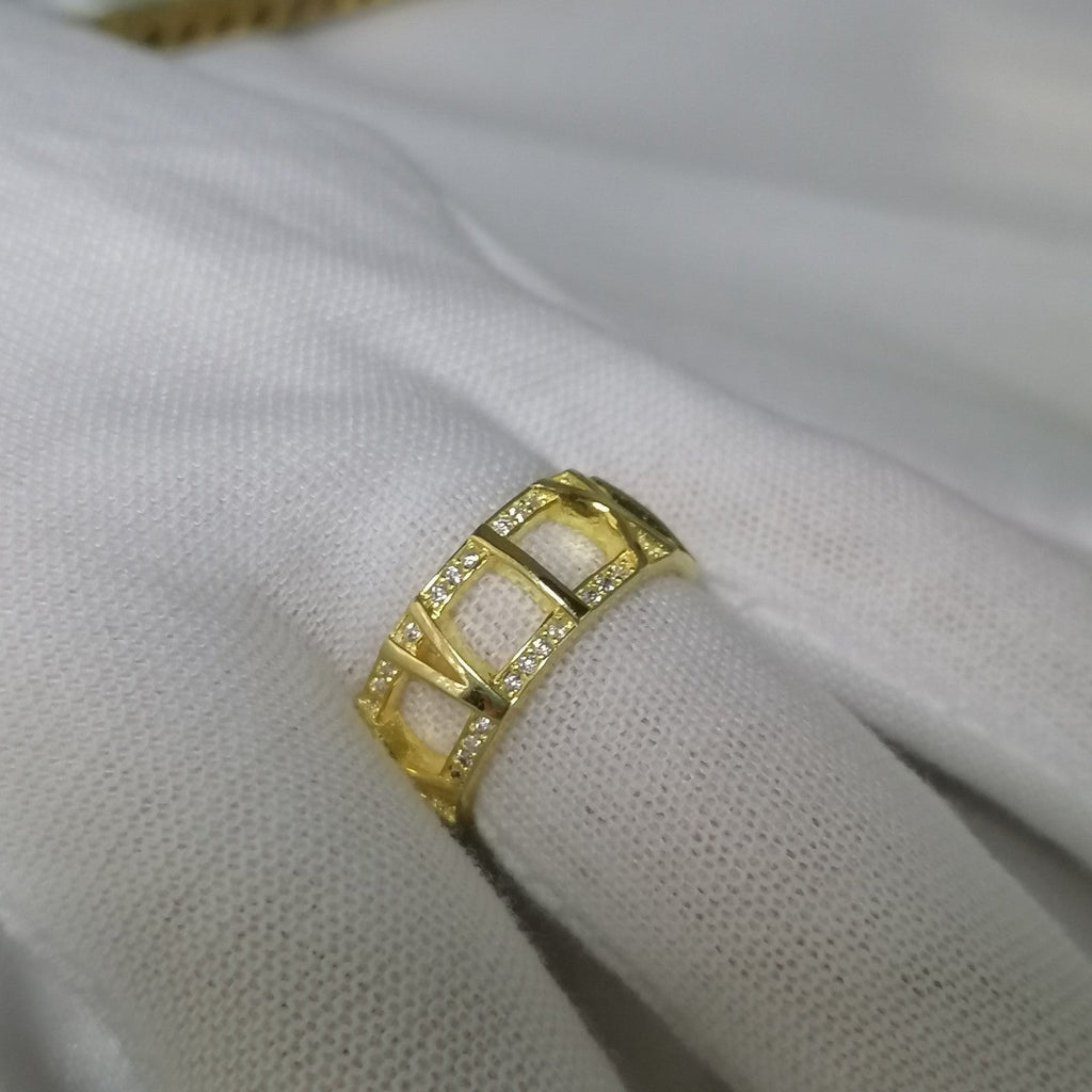 TIFFANY & CO. ATLAS LARGE OPEN DIAMOND RING