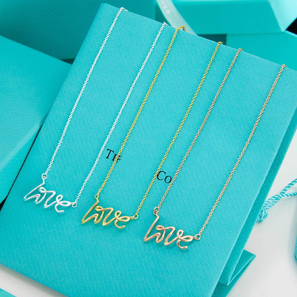 TIFFANY & CO. PALOMA S GRAFFITI LOVE NECKLACE