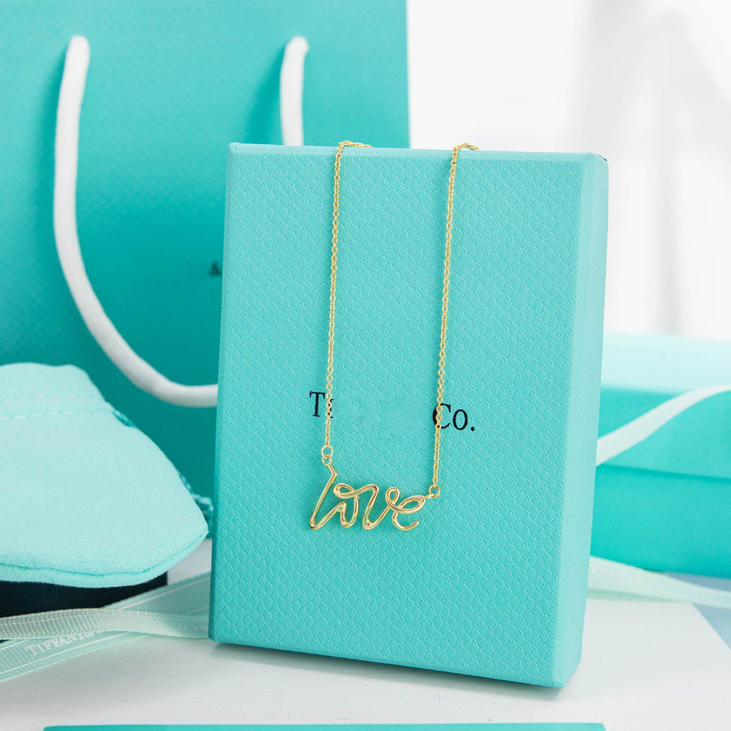 TIFFANY & CO. PALOMA S GRAFFITI LOVE NECKLACE