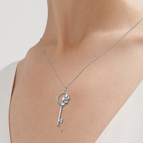 TIFFANY & CO. VICTORIA KEY DIAMOND NECKLACE