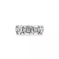 TIFFANY & CO. SIXTEEN STONE SILVER RING