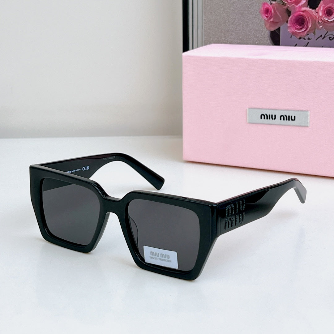 MIU MIU GLIMPSE SQUARE SUNGLASSES SMU07S IN ACETATE