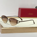 CARTIER C DE TRIANGLE FRAME SUNGLASSES CT0334S IN METAL