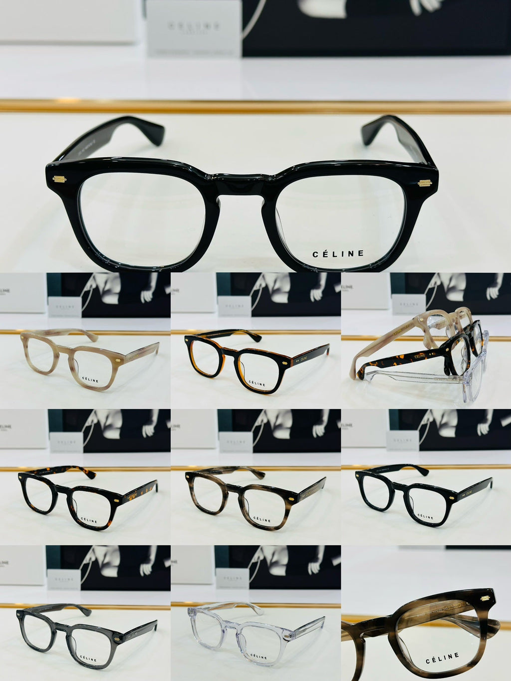 CELINE TRIOMPHE SUNGLASS CL1033 IN ACETATE