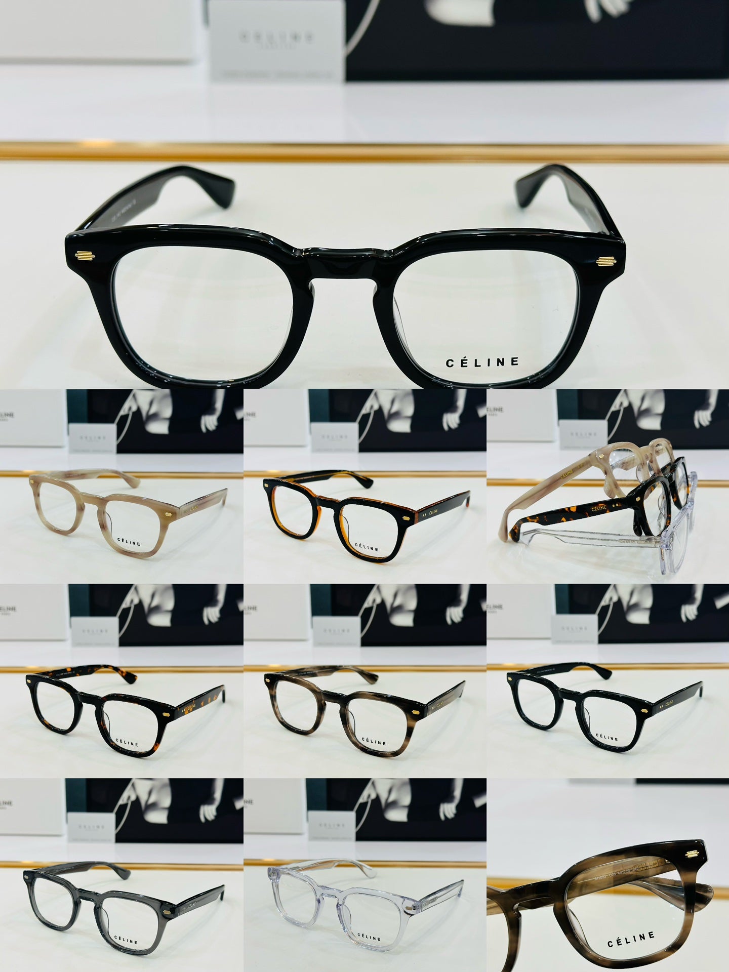 CELINE TRIOMPHE SUNGLASS CL1033 IN ACETATE