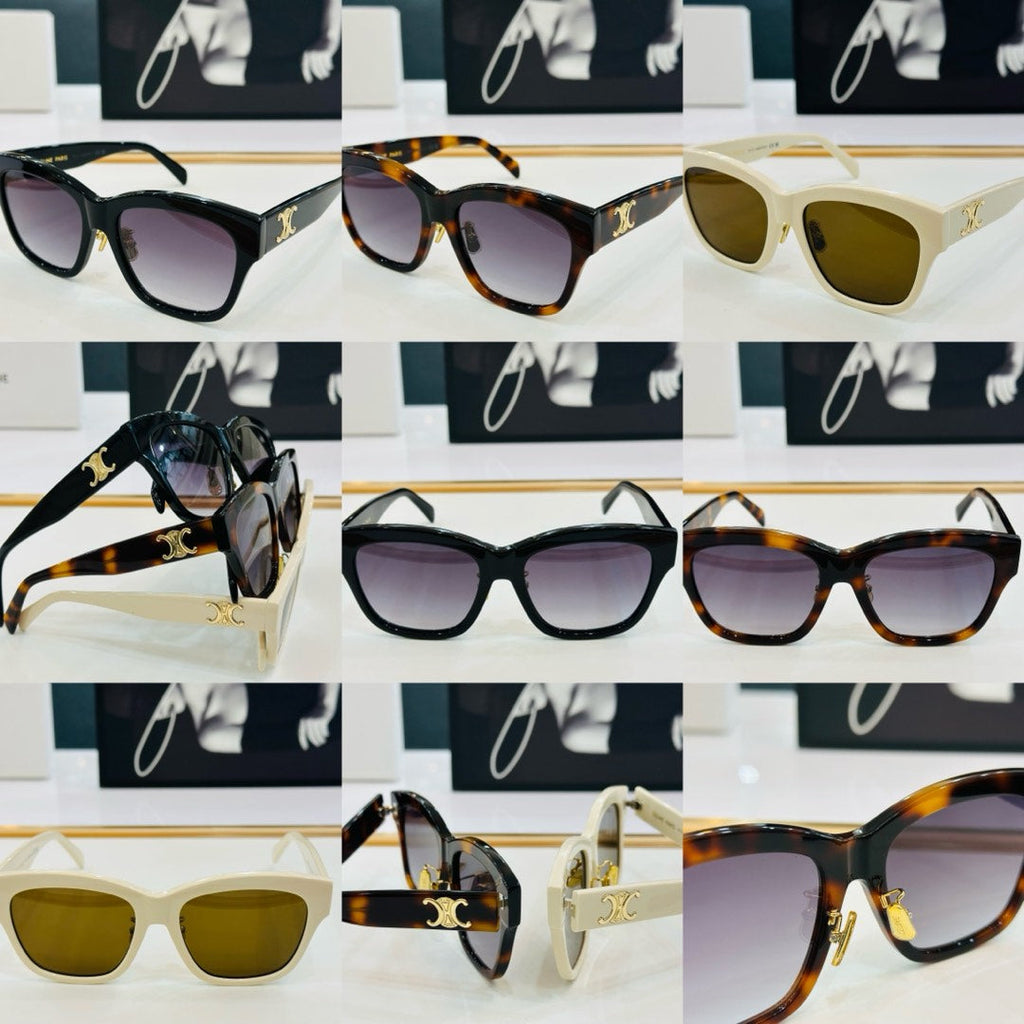 CELINE TRIOMPHE SUNGLASS CL40253F IN ACETATE
