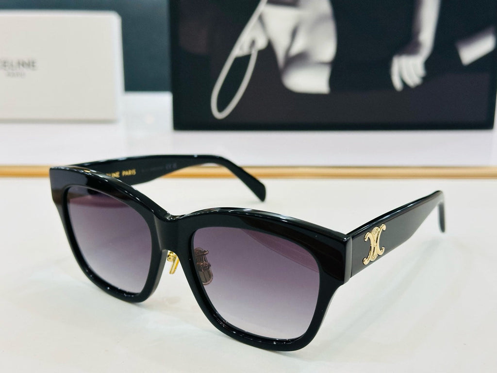 CELINE TRIOMPHE SUNGLASS CL40253F IN ACETATE