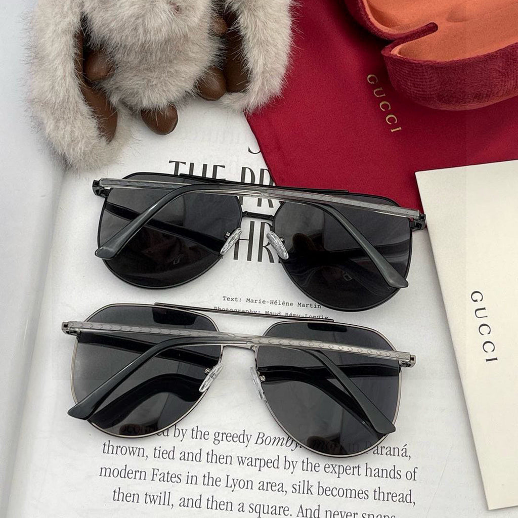 GUCCI AVIATOR FRAME SUNGLASSES 5980 IN METAL