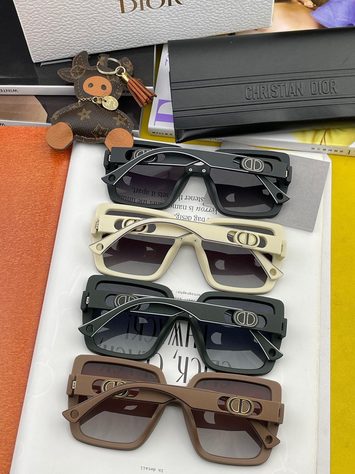 DIOR MONTAIGNE SQUARE SUNGLASS CD7129 IN ACETATE