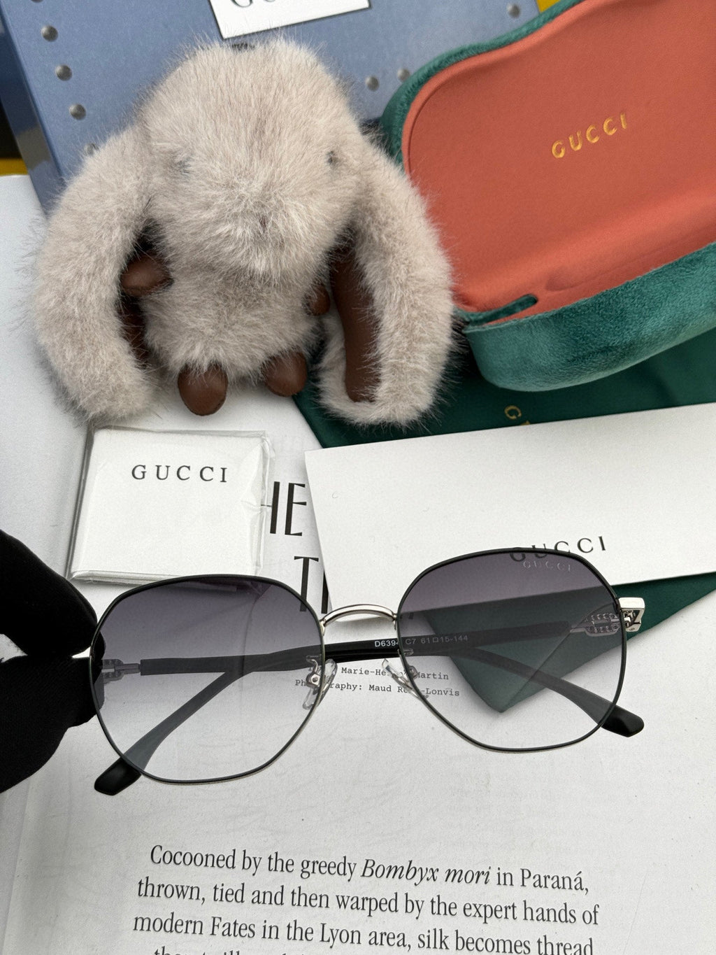 GUCCI OVERSIZED ROUND FRAME SUNGLASSES G4639 IN METAL