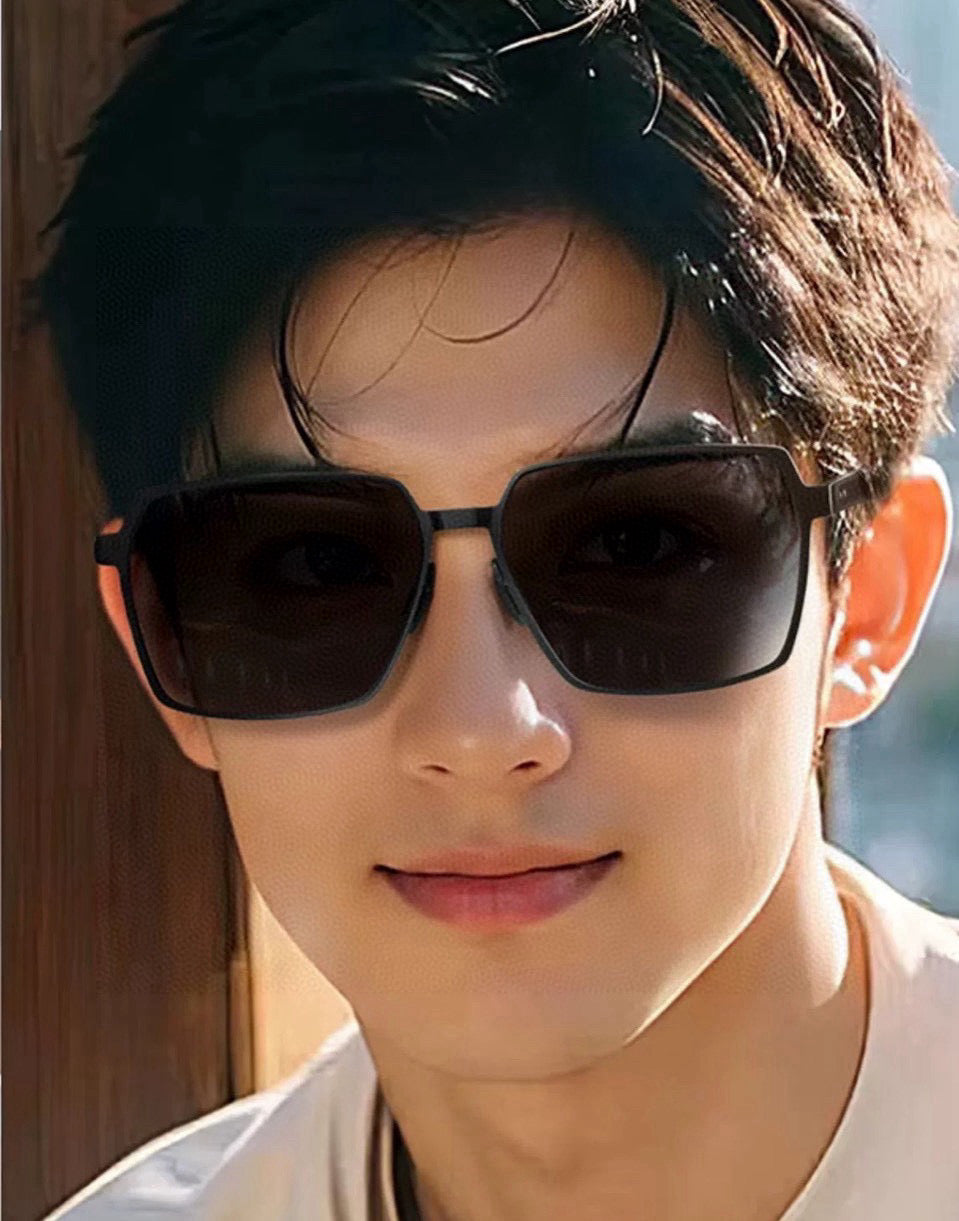 GUCCI RECTANGULAR FRAME SUNGLASSES 3862 IN METAL