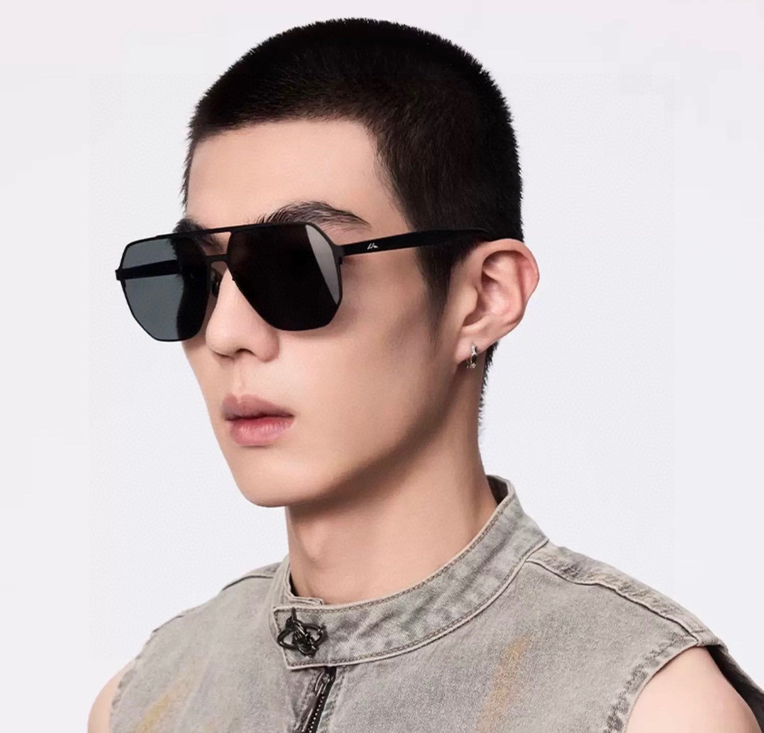 GUCCI NAVIGATOR FRAME SUNGLASSES G3380 IN METAL