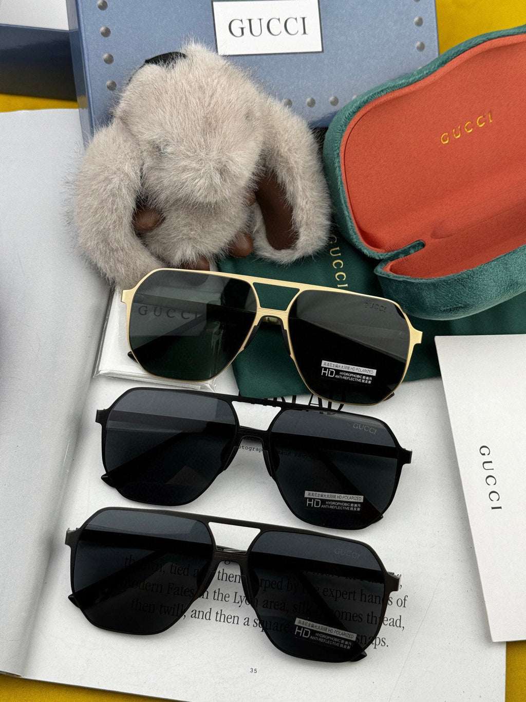 GUCCI NAVIGATOR FRAME SUNGLASSES G3380 IN METAL
