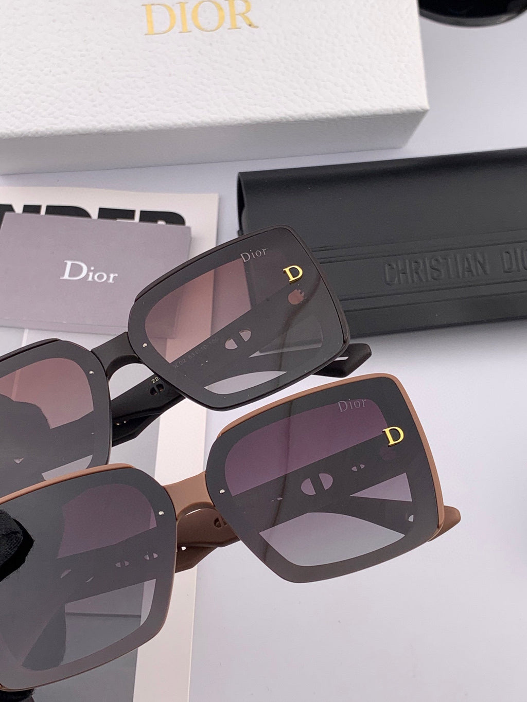 DIOR MONTAIGNE SUNGLASS CD1228 IN ACETATE EMBOSSED LOGO