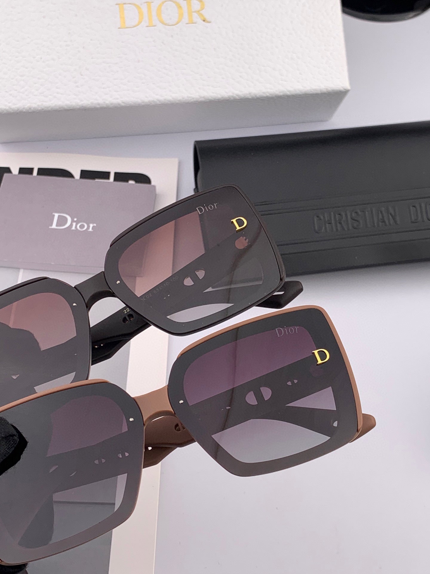 DIOR MONTAIGNE SUNGLASS CD1228 IN ACETATE EMBOSSED LOGO