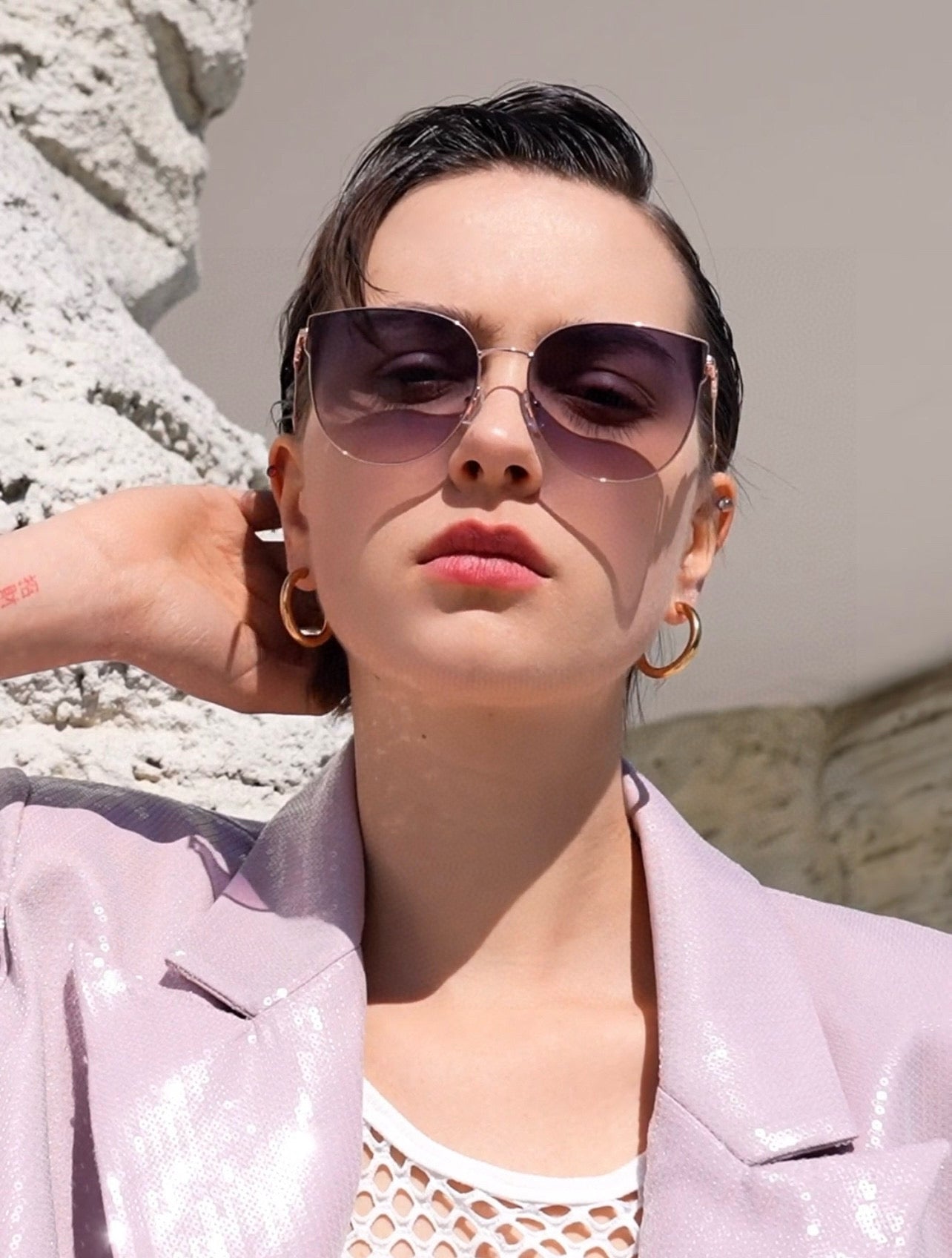 DIOR MONTAIGNE SUNGLASS CD4311 IN METAL