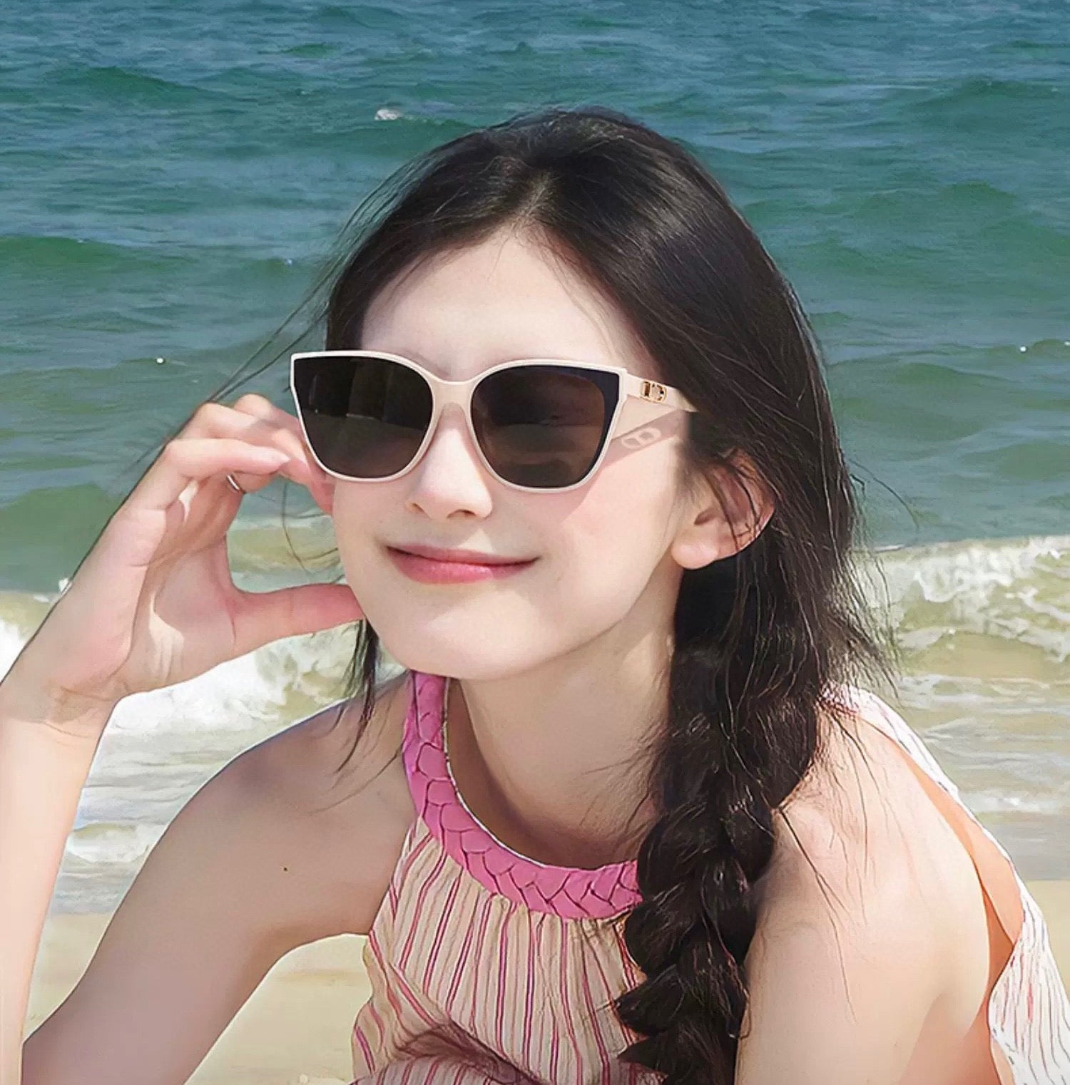 DIOR MONTAIGNE SUNGLASS CD67711 IN ACETATE