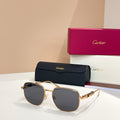 CARTIER PREMIÈRE SQUARE FRAME SUNGLASSES CT0485S IN METAL