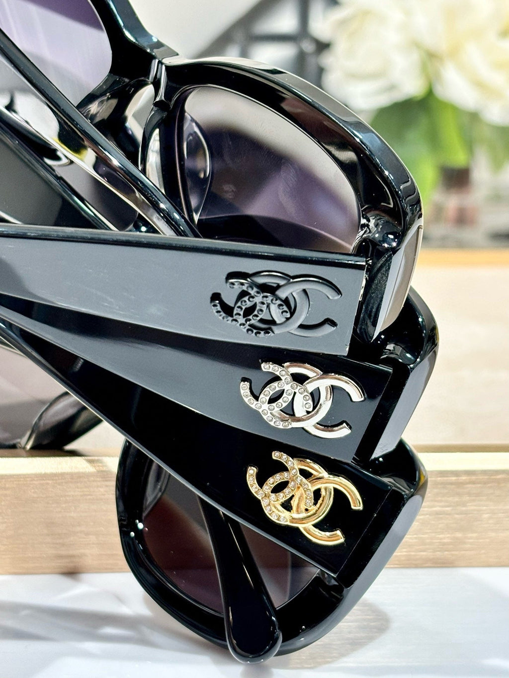 CHANEL SQUARE SUNGLASSES CH5468B IN ACETATE EMBOSSED DIAMOND
