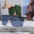 DIOR OBLIQUE SUNGLASS CLUB M1U IN BLACK ACETATE