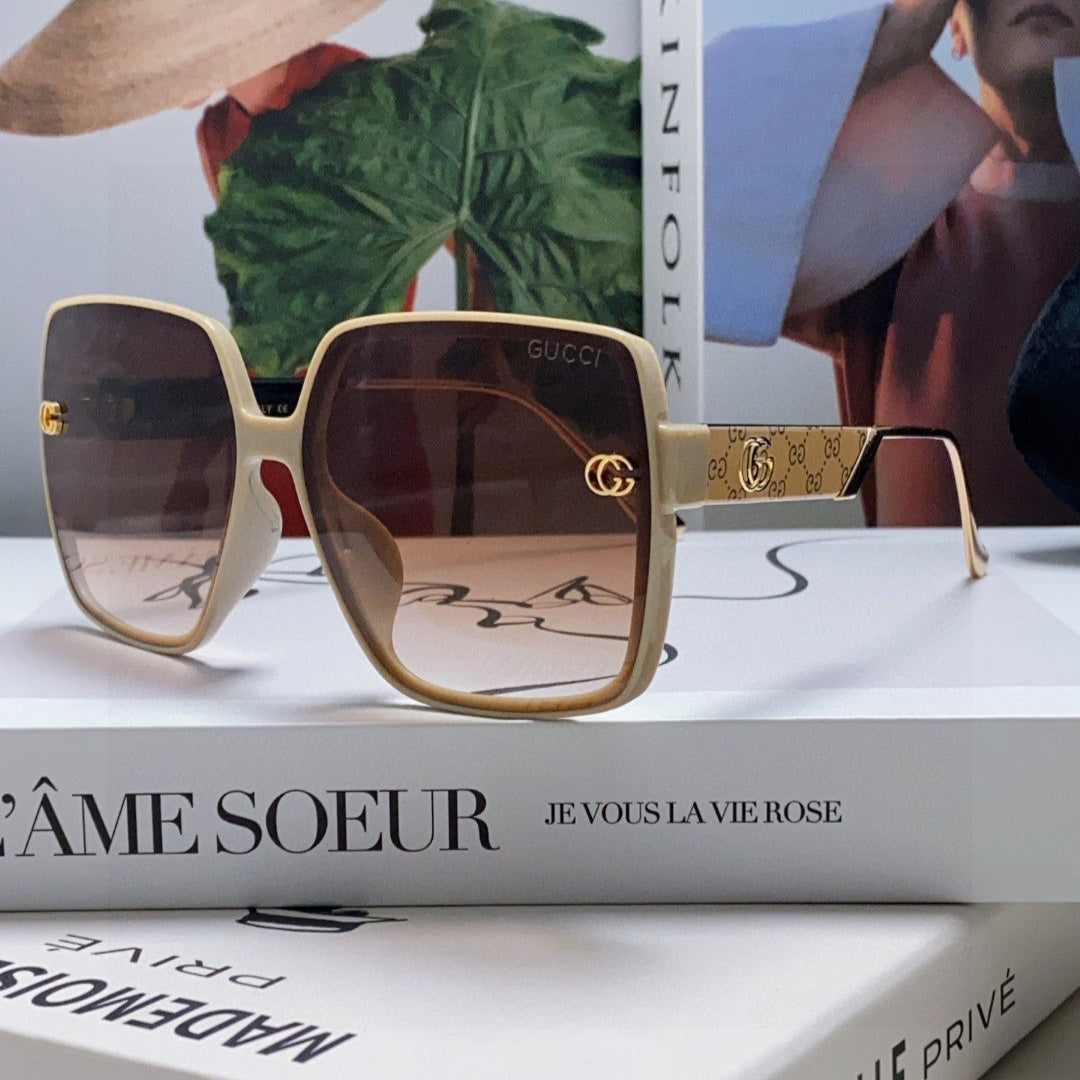 GUCCI SQUARE FRAME SUNGLASSES  567447 IN ACETATE