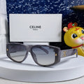 CELINE TRIOMPHE SUNGLASS 566217 IN MARBLED EFFECT ACETATE