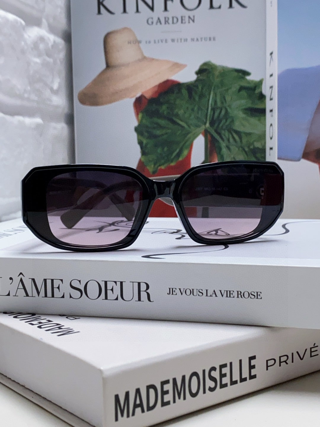 MIU MIU GLIMPSE SUNGLASSES 576818 IN BROWN ACETATE