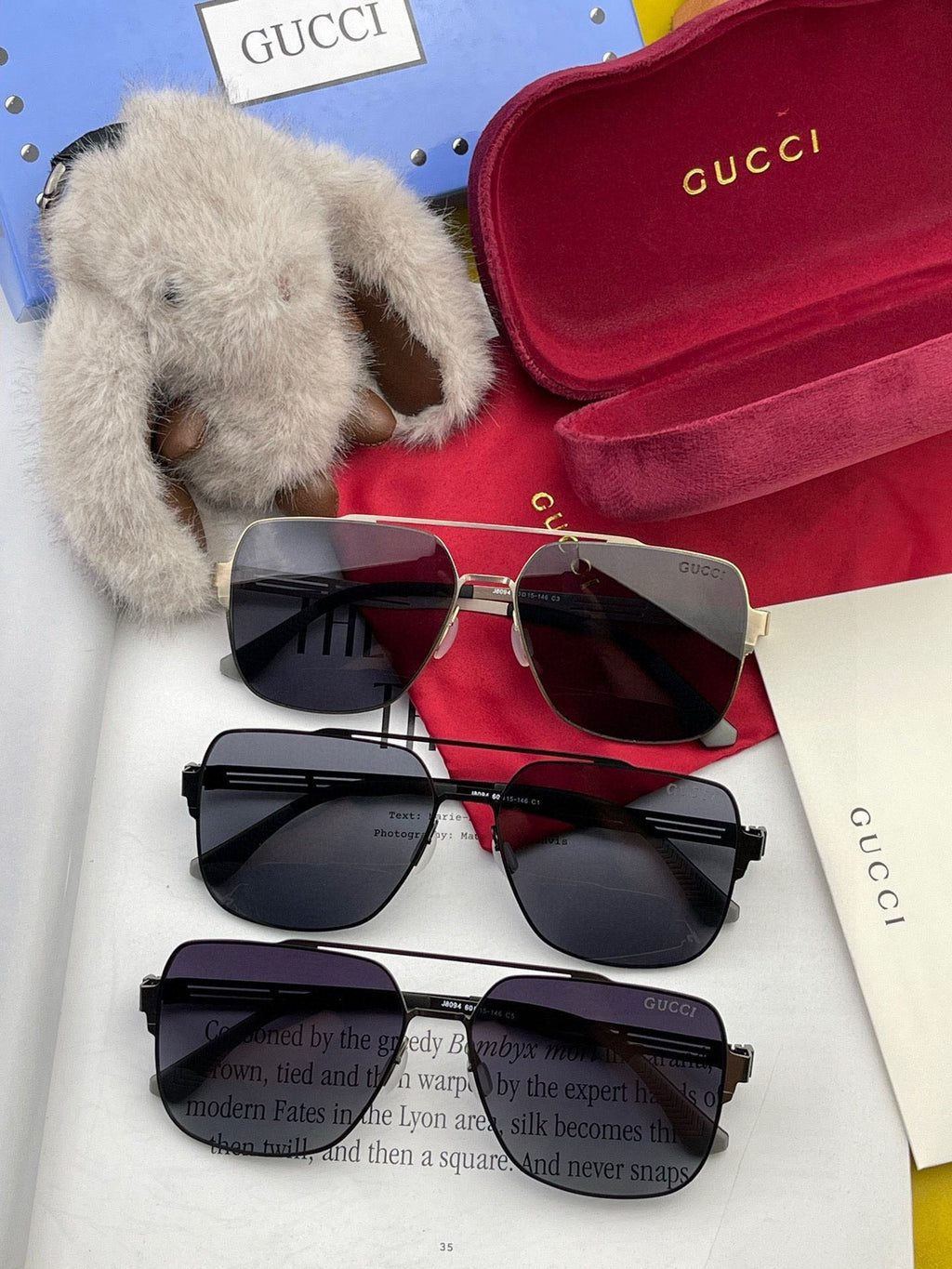 GUCCI NAVIGATOR FRAME SUNGLASSES G4809 IN METAL