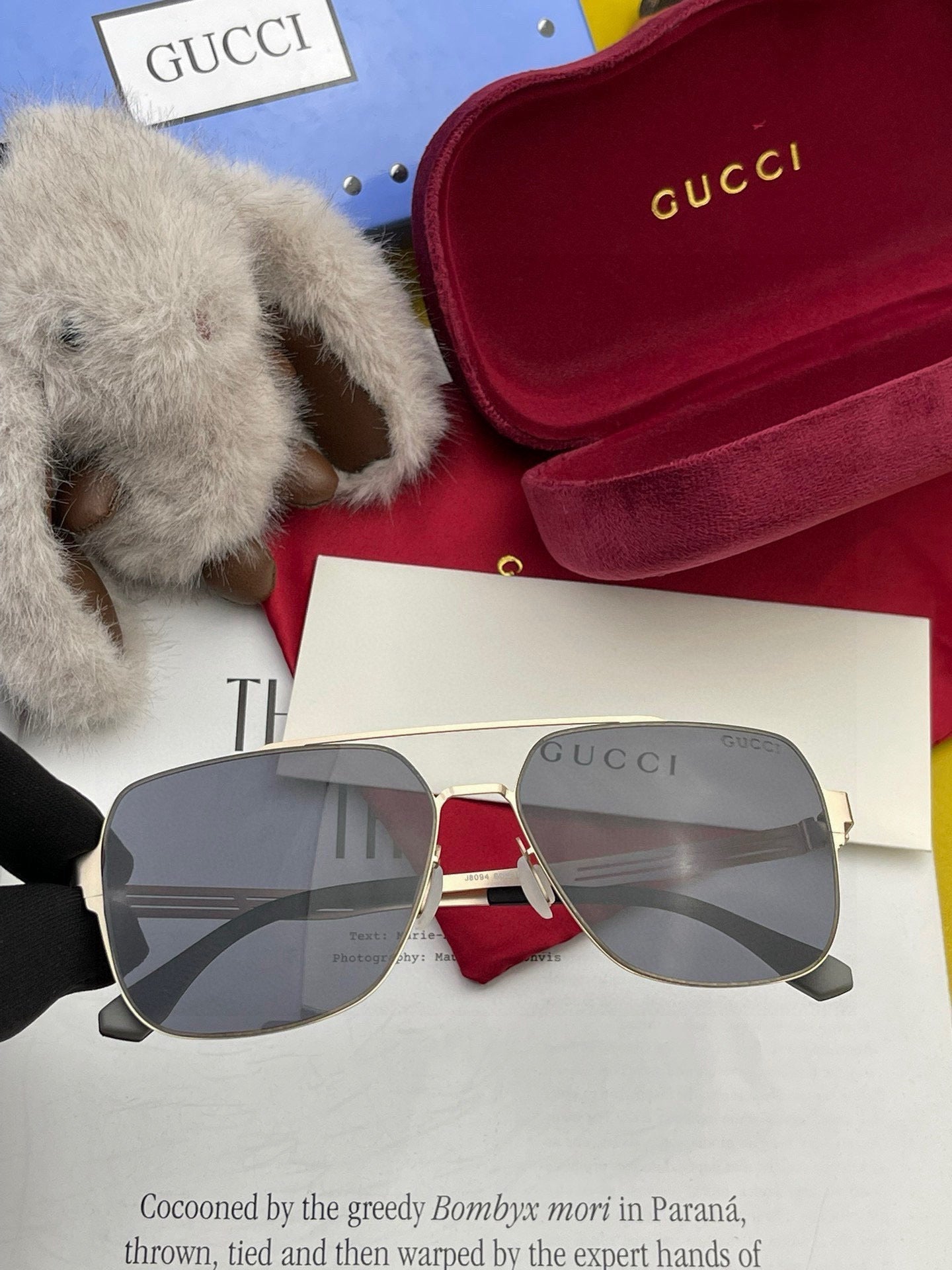 GUCCI NAVIGATOR FRAME SUNGLASSES G4809 IN METAL