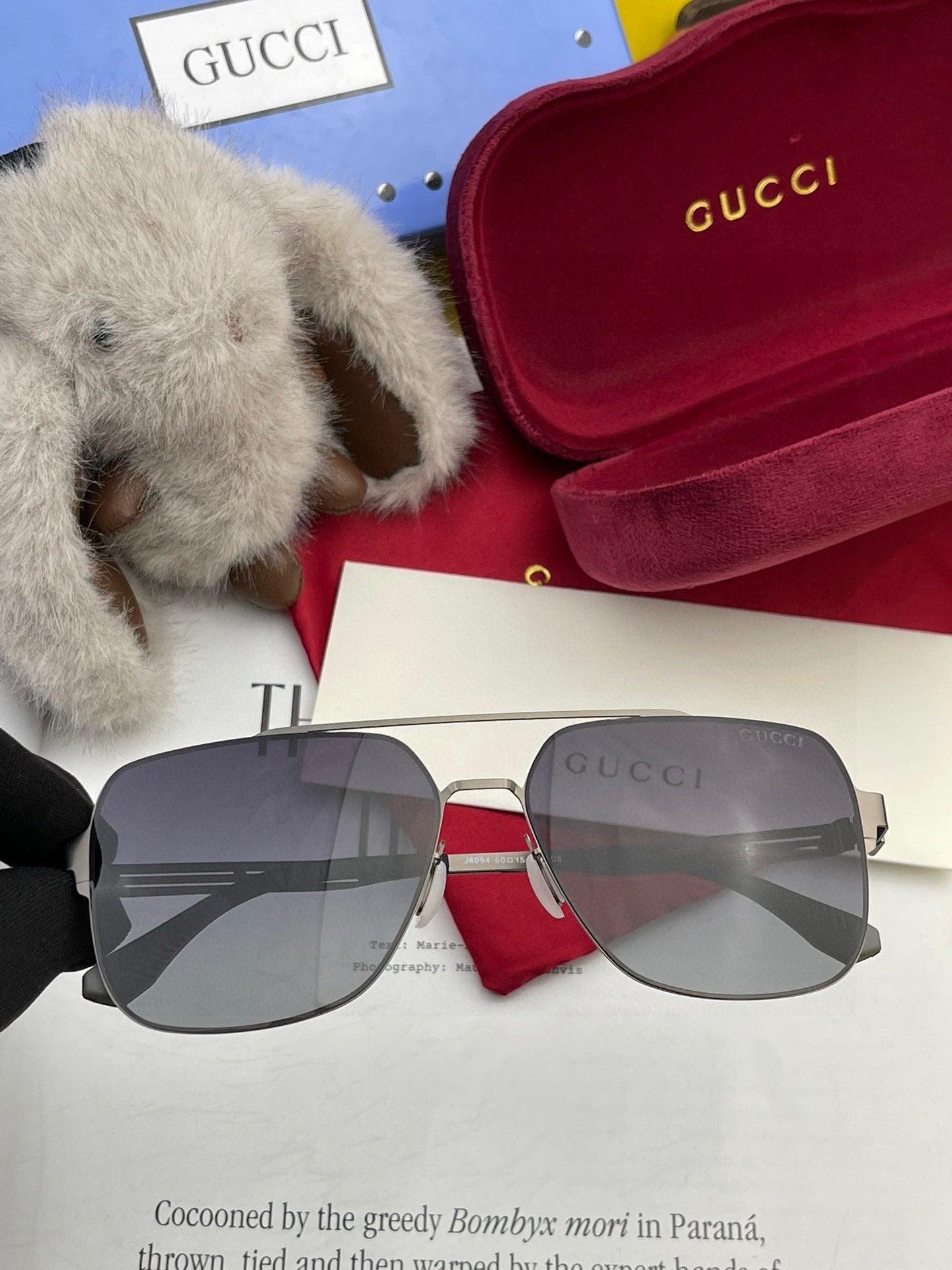GUCCI NAVIGATOR FRAME SUNGLASSES G4809 IN METAL