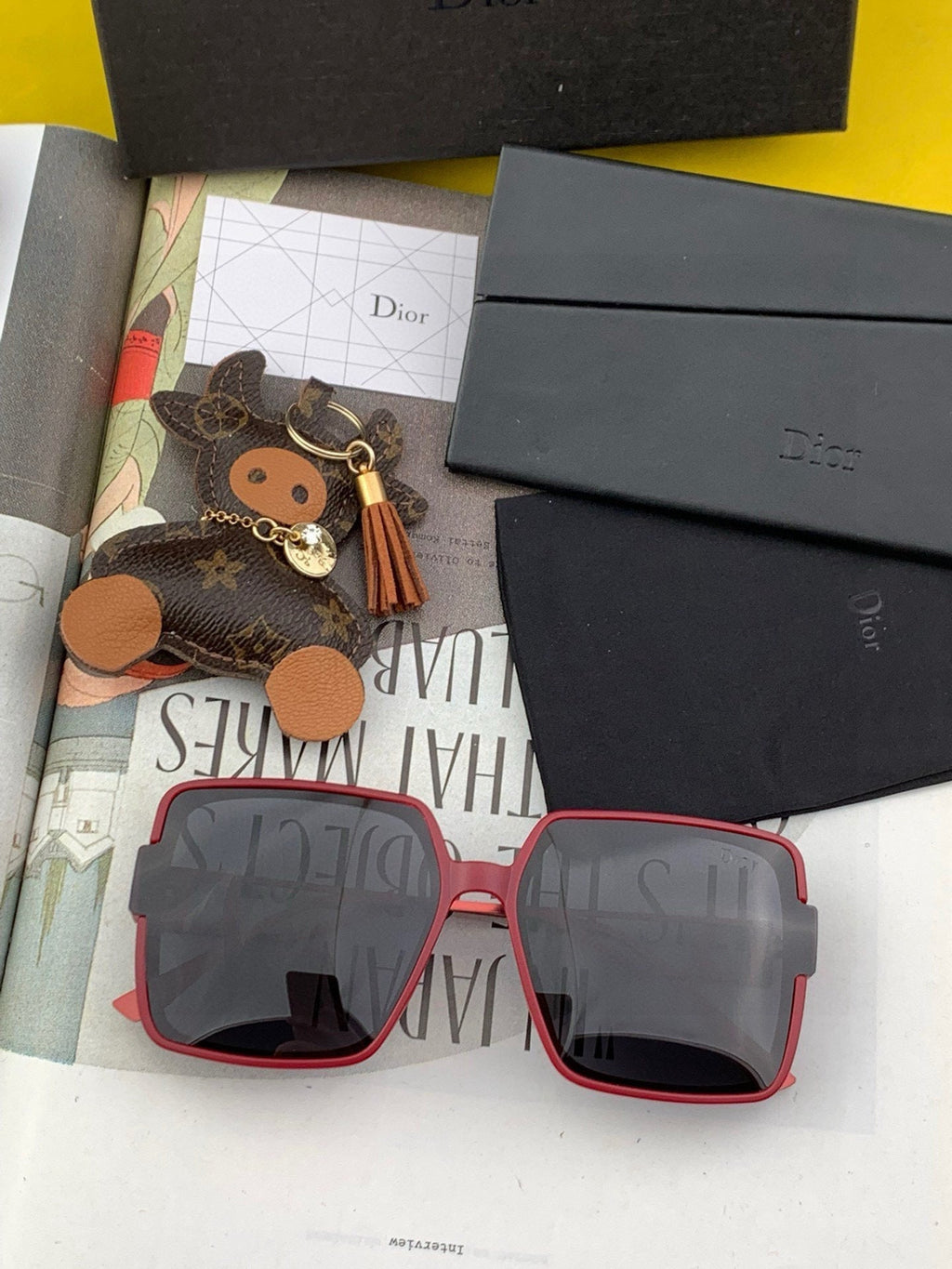 DIOR MONTAIGNE SUNGLASS D5541 IN METAL