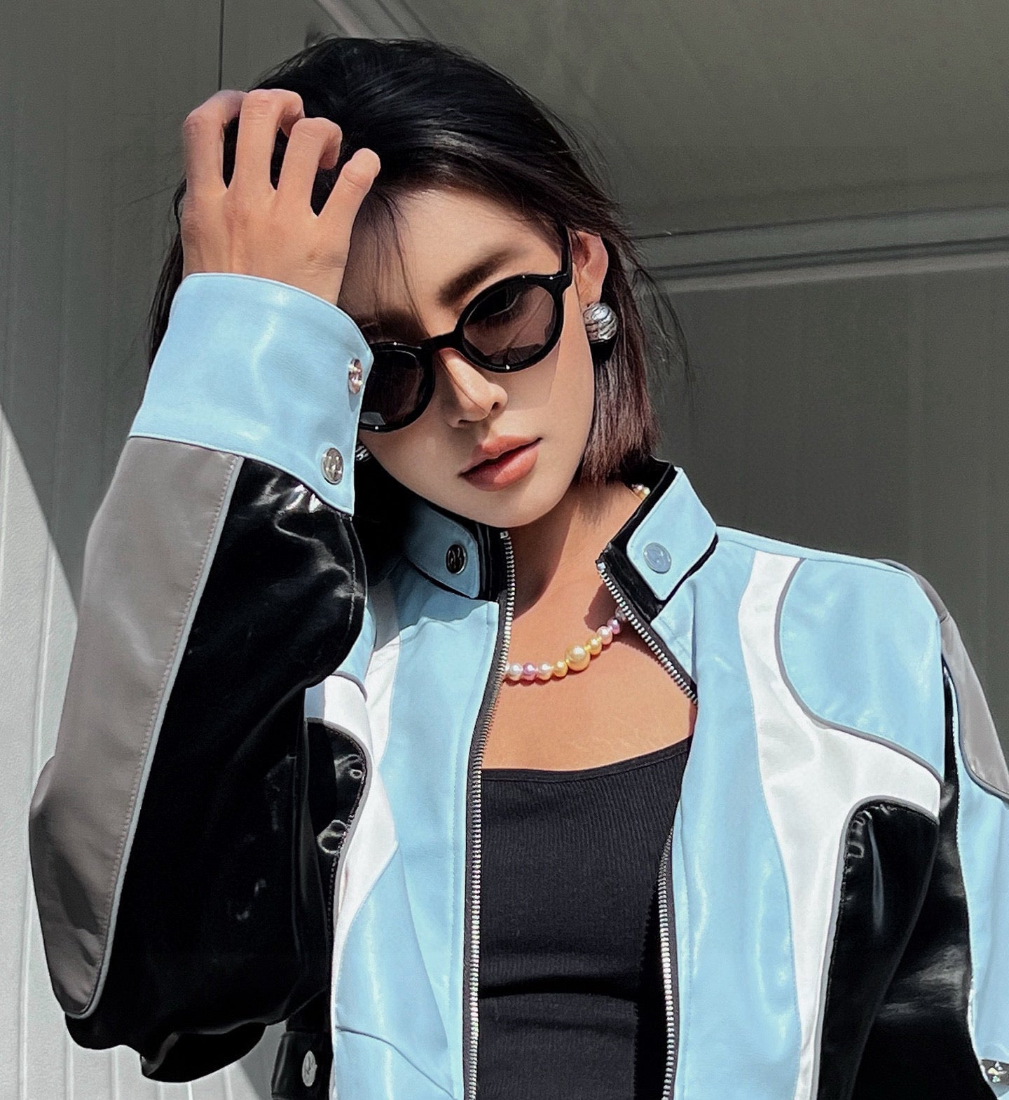 GUCCI ROUND FRAME SUNGLASSES G6910 IN ACETATE