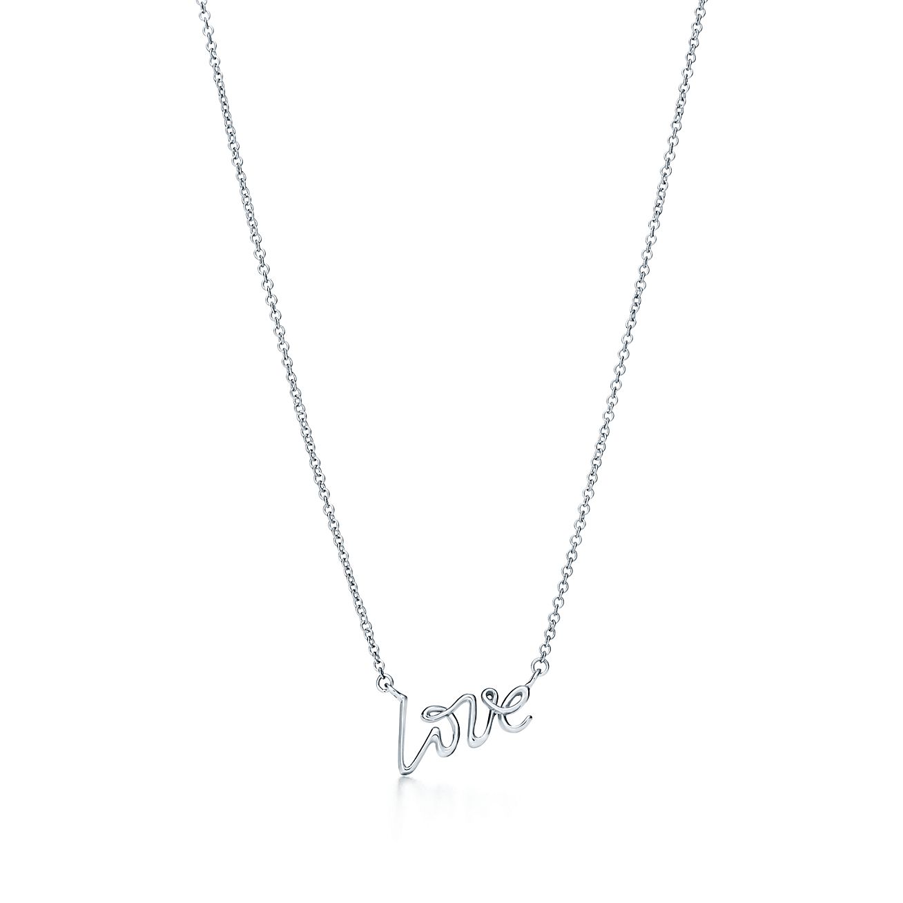 TIFFANY & CO. PALOMA S GRAFFITI LOVE NECKLACE
