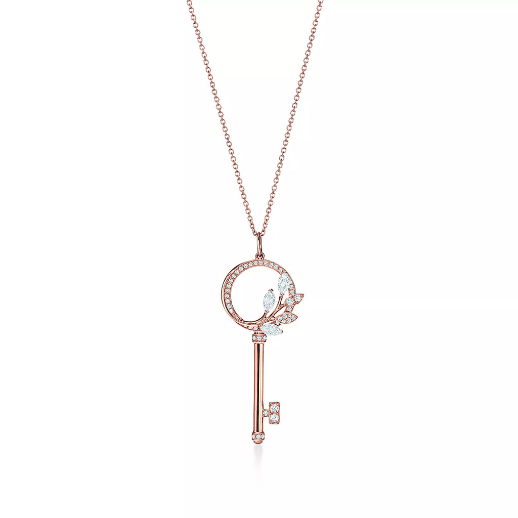TIFFANY & CO. VICTORIA KEY DIAMOND NECKLACE